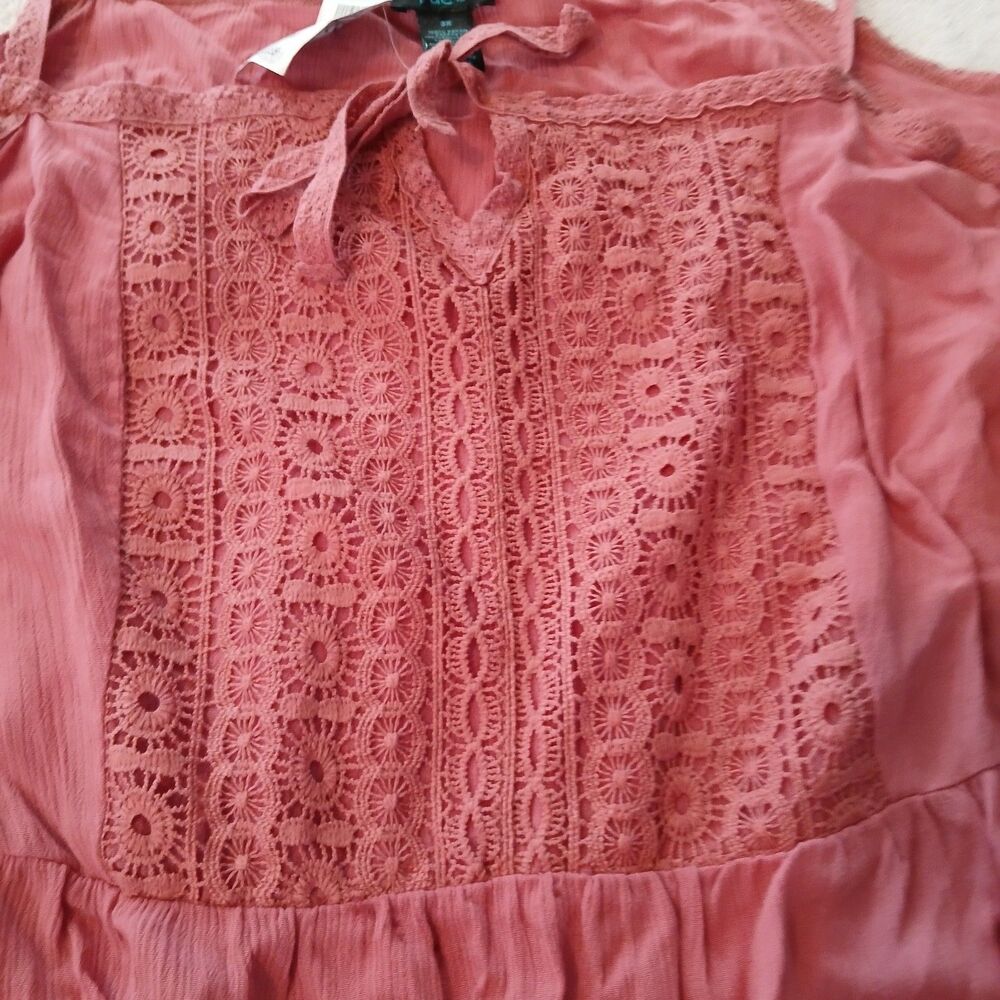 NWT Rue 21 Women 3X Flowy & Cold Shoulder Blouse - Picture 4 of 7